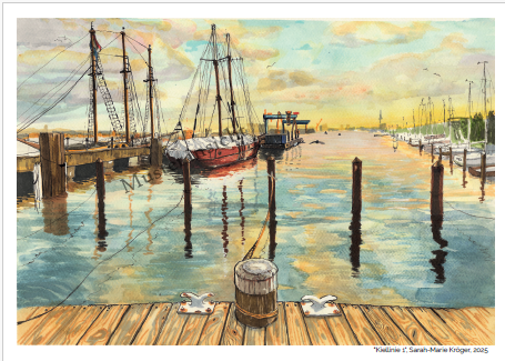 Kunstdruck "Kiellinie" (A3)